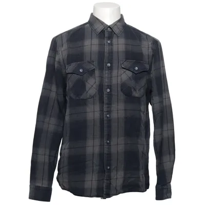 Flannel shirt (Blue, Gray) from Wrangler Cotton