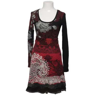 Kjole (Rød, Sort, Flerfarvet) fra Desigual Viscose