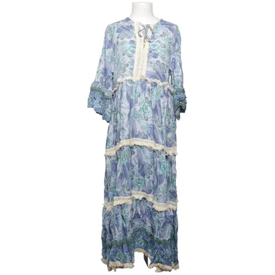 Maxi dress (Blue, Green, Multicolored) from Les Petites Viscose