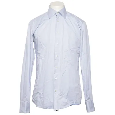 Shirt (Blauw) van Suitsupply Katoen
