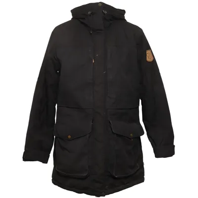 Parka (Zwart) van Fjällräven Katoen, Polyester