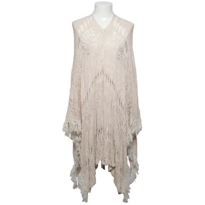 Poncho (Beige) from Mango Casualwear Cotton, Viscose