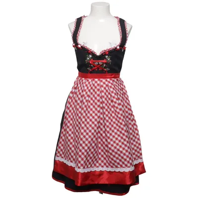 Dirndl (Svart, Röd, Vit) från Wolper Dinger Bomull, Polyester