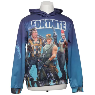 Hoodie (Blue, Multicolored) from Fortnite