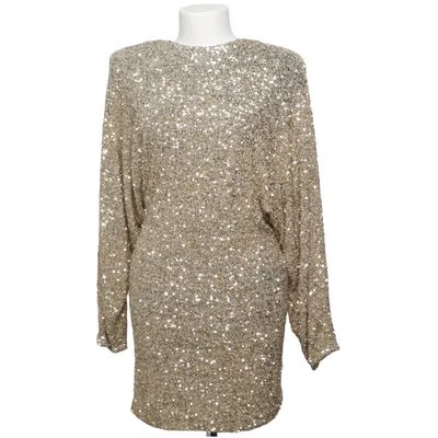 Cocktailkjole (Guld) fra Zara Polyester