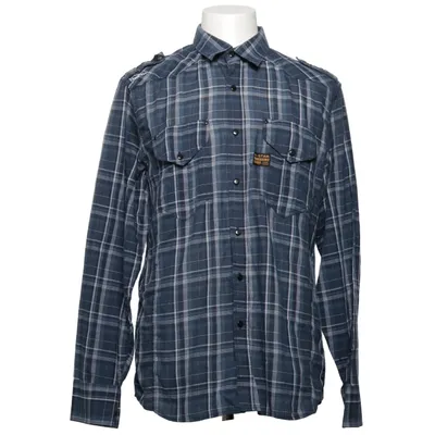 Chemise en flanelle (Bleu) de G-Star Coton, Polyester