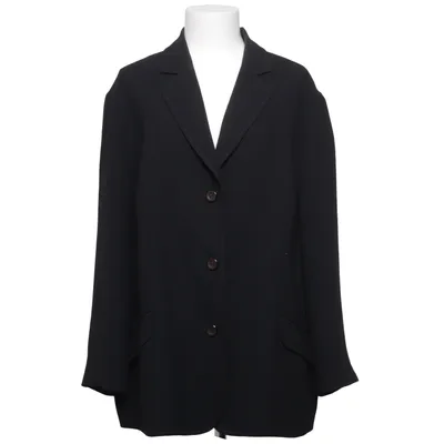 Blazer (Zwart) van Marcona Polyester, Viscose