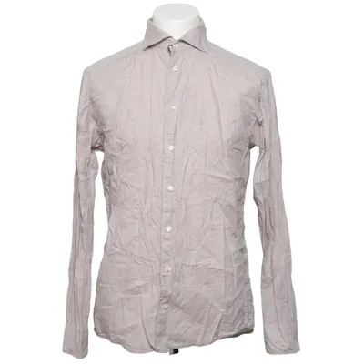 Skjorta (Beige) från Eton Bomull, Silke