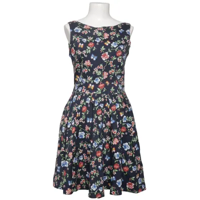 Jurk (Blauw, Meerkleurig) van Lady Vintage