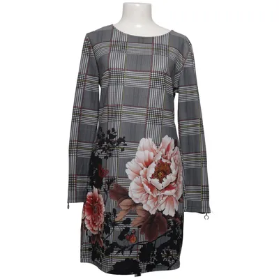 Kleid (Schwarz, Weiß, Mehrfarbig) von 101 Idees Elasthan, Polyester