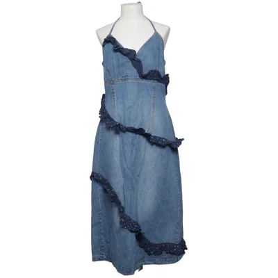Denim jurk (Blauw) van Denim Style Katoen
