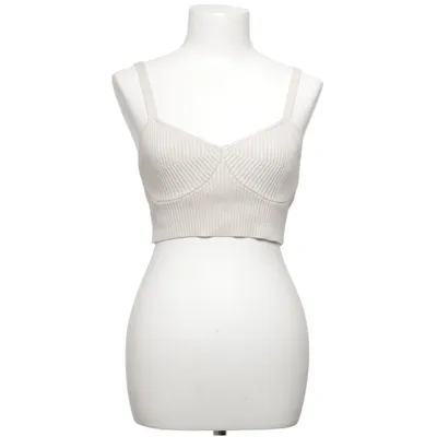 Crop top (Beige) from Dilvin Knit Polyamide, Polyester, Viscose
