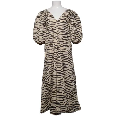 Långklänning (Beige, Svart) från Ganni Bomull