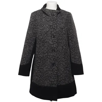 Manteau (Gris, Noir) de Barbara Lebek Acrylique, Laine d'alpaga, Polyester