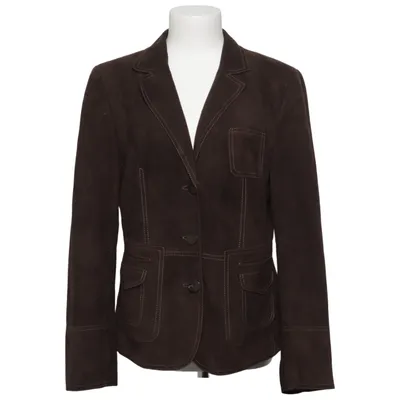 Læderblazer (Brun) fra Walter Læder