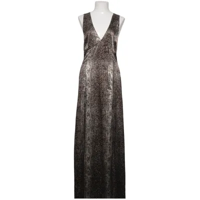 Långklänning (Brun, Svart, Vit) från Gestuz Elastan, Polyester