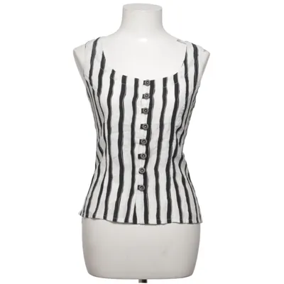 Haut (Noir, Blanc) de Olars Ulla Lin, Polyamide, Viscose