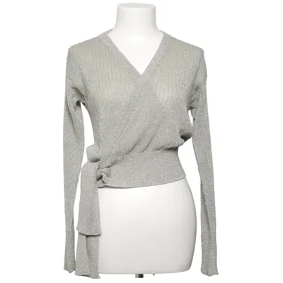 Omlottkofta (Grå) från H&M Metallfiber, Polyester, Viskos