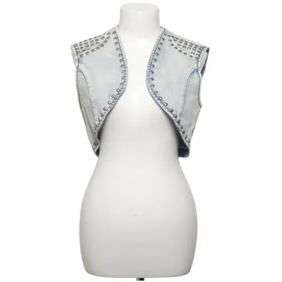 Denim vest (Blue) from Object Cotton