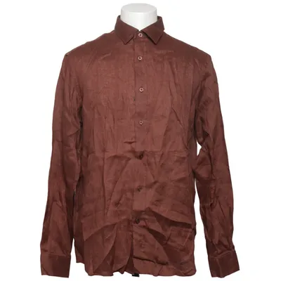 Skjorte (Brun) fra Massimo Dutti Linned