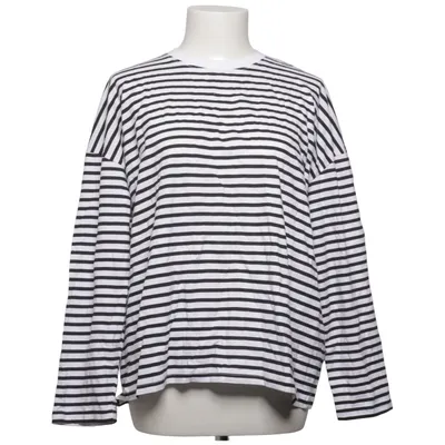Långärmad t-shirt (Vit, Svart) från Boohoo Bomull