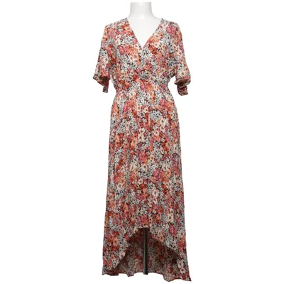 Maxikleid (Rot, Schwarz, Weiß) von F&F Viskose