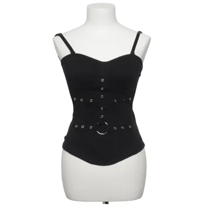 Corset (Noir) de Dead Threads Coton, Élasthane
