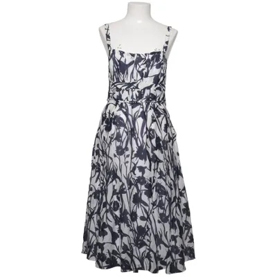Jurk (Zwart, Wit) van Zara Basic Katoen, Zijde, Viscose
