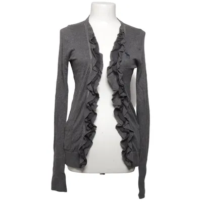 Cardigan (Grå) fra Abercrombie & Fitch Bomuld, Polyamid, Viscose