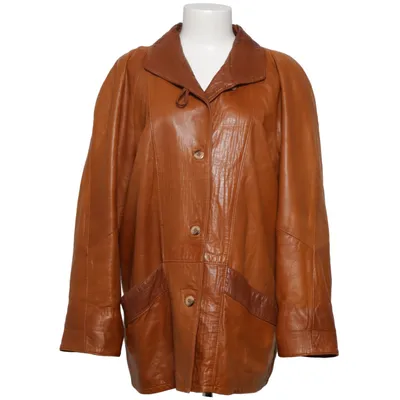 Veste en cuir (Marron) de Masens Skinnindustri Cuir