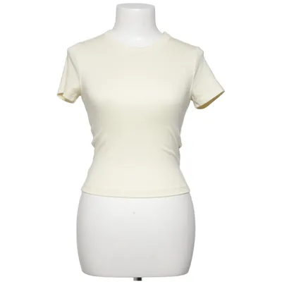 T-shirt (Beige) van Gina Tricot Elastaan, Organisch katoen