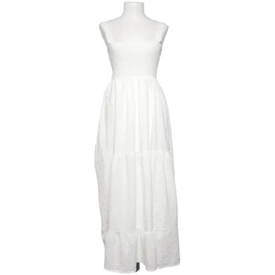 Maxikjole (Hvid) fra Chiquelle Polyester