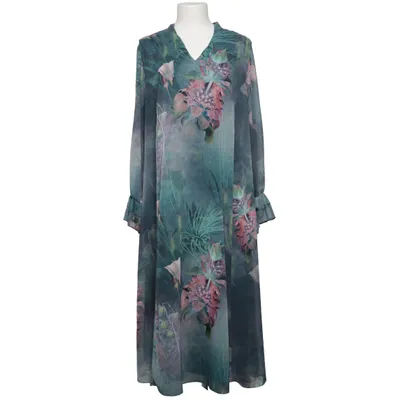Maxi jurk (Groen, Meerkleurig) van Mona Polyester