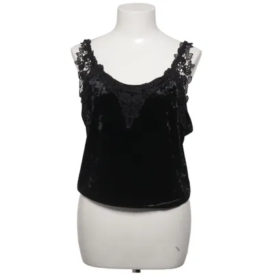 Tank Top (Black) from Shein Curve Elastane, Polyester