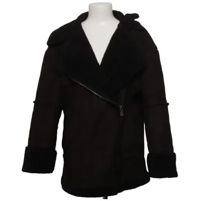 Veste en peau de mouton retournée (Noir) de Karo Kauer x NA-KD Fausse fourrure, Polyester