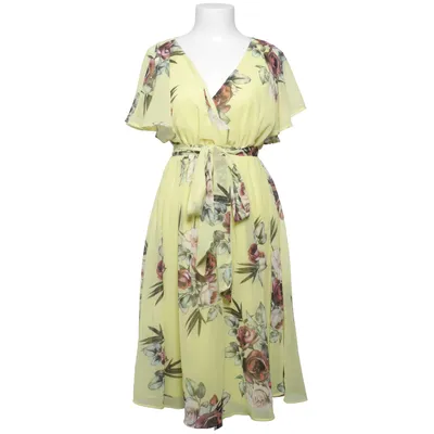 Klänning (Gul, Flerfärgad) från Goddiva Polyester