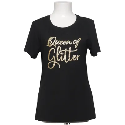 T-shirt (Noir) de Party Collection Polyester, Viscose