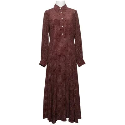 Klänning (Brun, Vit) från Arket Silke