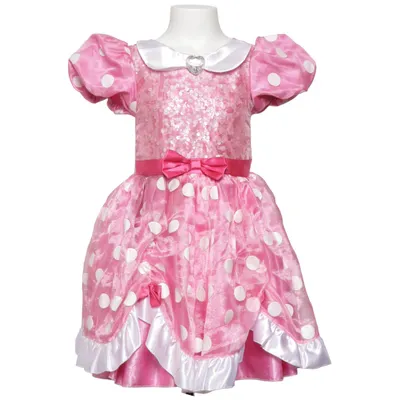 Udklædning (Pink, Hvid) fra Disney Polyester