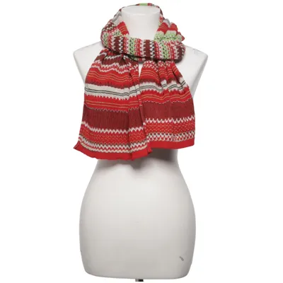 Halsduk (Röd, Grön, Vit) från Missoni Akryl, Ull