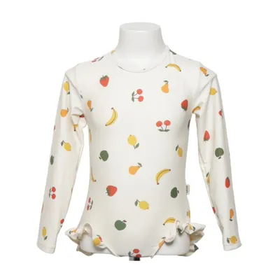 Rompers (White, Multicolored) from Kuling Elastane, Polyester