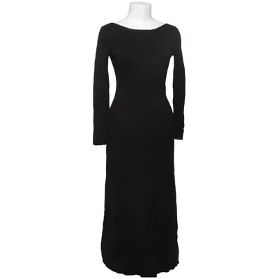 Robe longue (Noir) de La Maille Sézane Élasthane, Laine de mouton, Coton biologique, Polyamide