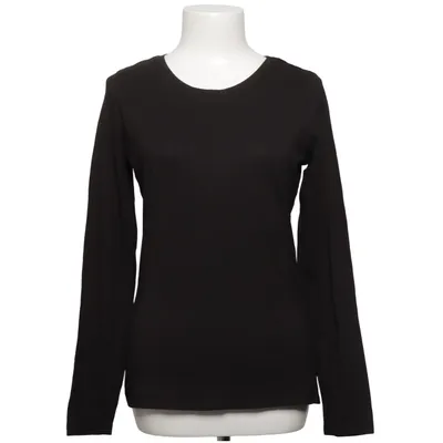 T-shirt à manches longues (Noir) de Tahari Coton, Élasthane, Modal