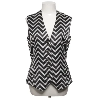Suit vest (Black, White) from Gianfranco Ferré Silk