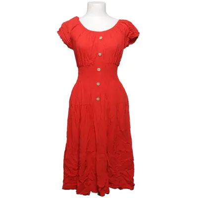 Jurk (Rood) van Leana Mode Elastaan, Viscose