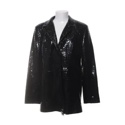 Läderkavaj (Svart) från Con Fashion Skinn, Polyester
