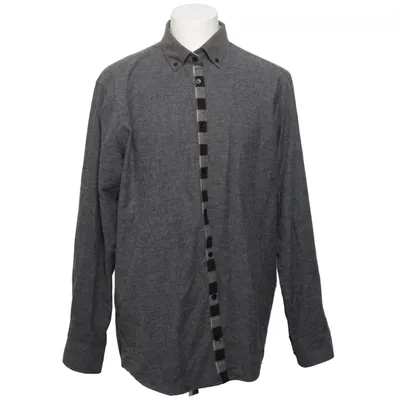 Flannel shirt (Gray) from Pre End Cotton