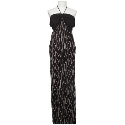 Maxi dress (Black, White) from Pussy Cat Elastane, Polyester
