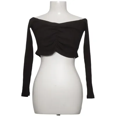 Crop top (Sara Sieppi) van Sara Sieppi x NA-KD Katoen, Elastaan