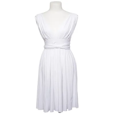 Robe (Blanc) de Anamaria Couture Élasthane, Polyamide